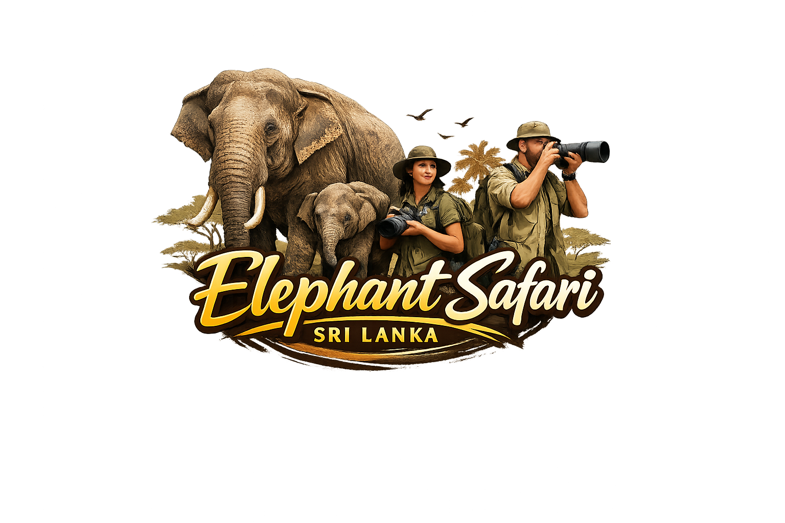 Elephant Safari Sri Lanka Logo